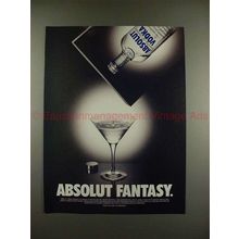 2001 Absolut Vodka Ad - Absolut Fantasy - NICE!!