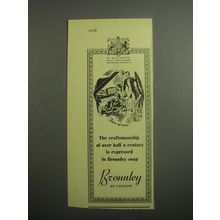 1948 Bronnley Soap Ad - The craftsmanship of over half a century