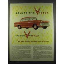 1957 Vauxhall Victor Ad - Salute the Victor