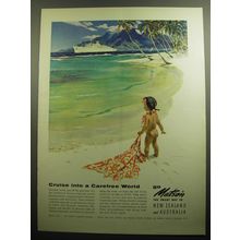 1958 Matson Cruise Advertisement - Cruise into a carefree world