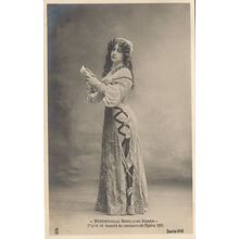 Madeleine De Rohan French 1903 Glamour Lady Winner Rare Opera Postcard