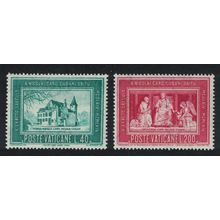 Vatican Nicholas Cues Cardinal Cusanus 2v 1964 MNH SG#442-443 Sc#395-396