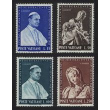 Vatican 'Madonna's head' Sculpture from Pieta 1964 MNH SG#427-430 Sc#383-386
