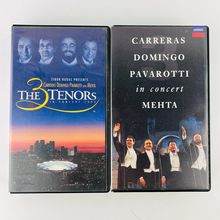 Carreras Domingo Pavarotti The Three Tenors in Concert 1990 & 1994 VHS Tape Lot
