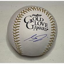 Sal Frelick Signed Autographed Official (OML) Gold Glove Baseball