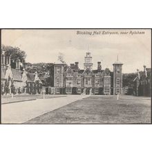 Blickling Hall Entrance, nr Aylsham, Norfolk, 1909 - Barnwell's Series Postcard