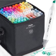 Ohuhu Alcohol Markers Double Tipped Art Marker Set for Artists Adults Coloring S