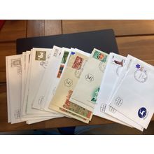 ICOLLECTZONE Israel 25 MINT Mostly Tabs FDC #4 (A100)