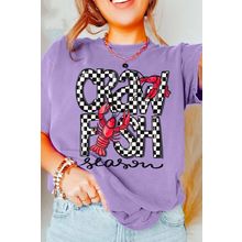 Wisteria Craw Fish Season Graphic Short Sleeve Top