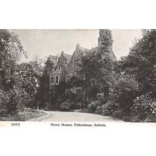 Newe House, Pakenham, Suffolk : Pawsey printed postcard 1682