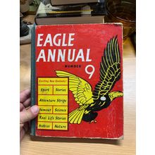 1960 "EAGLE ANNUAL NUMBER 9" DAN DARE ILLUSTRATED HARDBACK BOOK (P5)