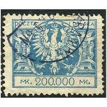 1924 Michel 196 - #2 fine used (o)