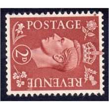 sg506a 2d pale red-brown wmk sideways VL m/mint (Z170)