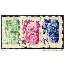 1955 3 different values - #216 fine used (o)