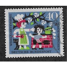 GER 1964 40pf+20pf 'HUMANITARIAN FUND' FINE USED (EBID54-472)