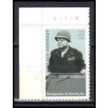 3121 32c General Davis Fine MNH P#S UR B1111 Z5271