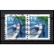 Used 2529 19c Fishing Boat Very Fine CNP Left A2424 PA1280