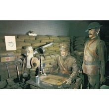 WW1 Trench Dug Out Nova Scotia Army Museum Canada Postcard