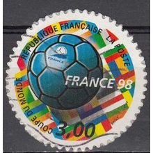 France 1998 Michel 3279 O Cote (2008) 1.30 € Coupe du Monde de Foot 1998