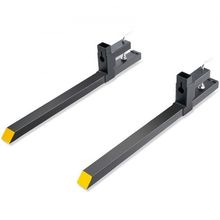 Pallet Forks, 2000 lbs Capacity Clamp on Pallet Forks, 43" Tractor Bucket Fo...