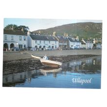 SHORE STREET, ULLAPOOL,WESTERN ROSS, SCOTLAND unused postcard Ann Baxter =
