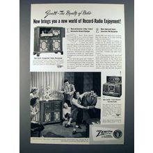1950 Zenith Chippendale, Trans-Oceanic Radio Ad