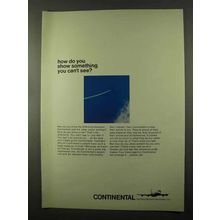 1966 Continental Airlines Ad - Something You Can't See