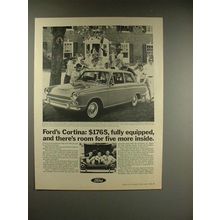 1966 Ford Cortina GT Car Ad - Room for Five More