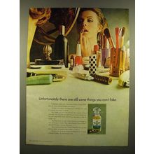 1967 One-A-Day Vitamins Plus Iron Ad - Still Some Things You Can't Fake