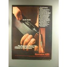 1967 Remington Model 742 Rifle Ad - Bank Vault