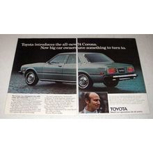 1974 Toyota Corona Car Ad - Something to Turn To
