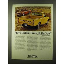 1974 Toyota Hi-Lux Pickup Truck Ad - Truck of The Year