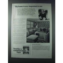 1981 Architectural Digest Ad - Dinah Shore