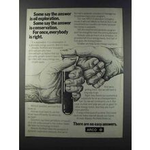 1981 ARCO Oil Ad - Everybody is Right