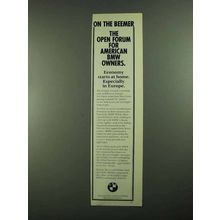 1981 BMW Motorcycles Ad - Economy Starts at Home