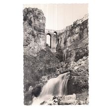 NEW BRIDGE, RONDA, COSTA DEL SOL, SPAIN unused vintage postcard #