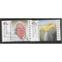 AUS 1999 (SET) 'AUSTRALIAN LEGENDS' (2v) FINE USED (EBID68-167)