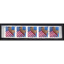 Used 2915Av 32c U.S. Flag Over Porch Fine PNC 89878/5 11x10 PA3566
