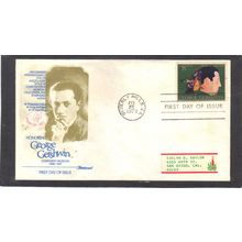 FDC Fleetwood 1484 8c George Gershwin (Cachet-Label/A) CV42220