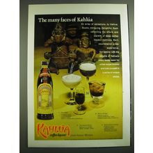 1971 Kahlua Coffee Liqueur Advertisement - The many faces of Kahlua