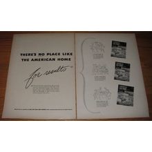 1952 American Home Magazine Ad - There's no place like the American Home