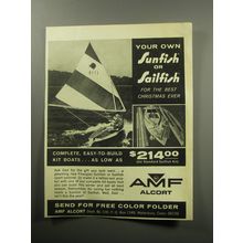 1968 AMF Alcort Sunfish and Sailfish Boats Ad - Your own Sunfish or Sailfish