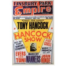 Tony Hancock of The Goons Show Live Finsbury Park London Poster RPC Postcard