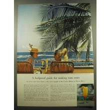 1960 Rums of Puerto Rico Ad - A Foolproof guide for making rum sours