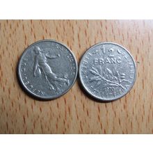 France Republic 1970 1/2 Franc Coin