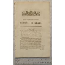1802 Act of Parliament: £200,000 to Bank of England reduction of National Debt