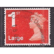 GB 2015 QE2 1st Large Letter Machin used SG U3002 No code ( F1344 )