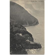 Woody Bay, Devon, England, UK - Vintage Black and White Photographic Postcard