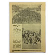 Original WW2 Russian/Soviet Air Drop Propaganda Leaflet. - Code 3093. - 1944.