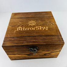 Mirror Sky Whiskey Bourbon Rocks Glass & Stones Box Set Unused
